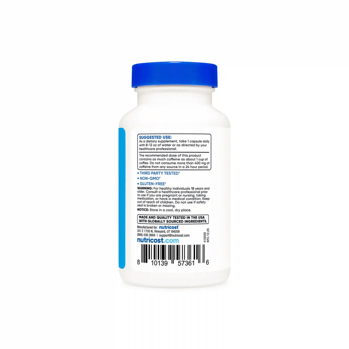 Nutricost Natural Energy Complex Capsules