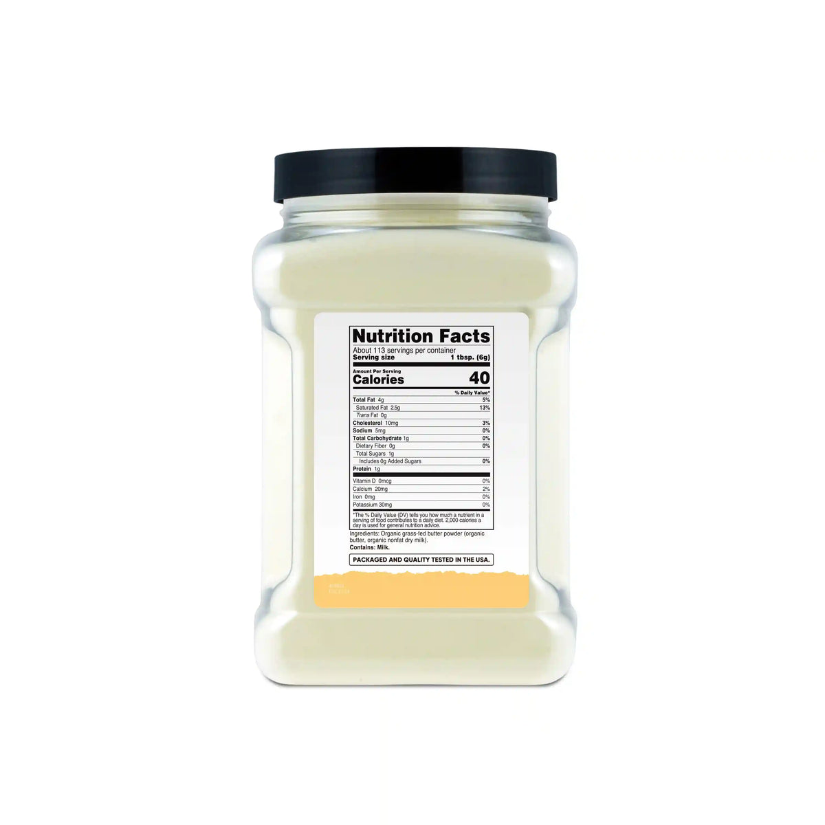 Nutricost Pantry Organic GF Butter Powder
