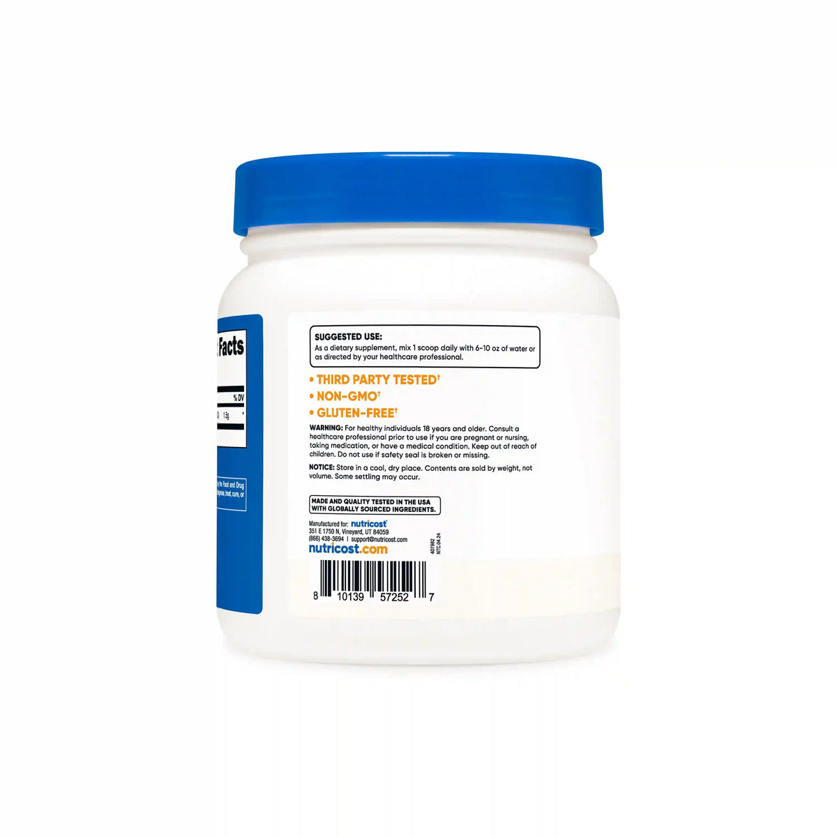 Nutricost Betaine Anhydrous (TMG) Powder