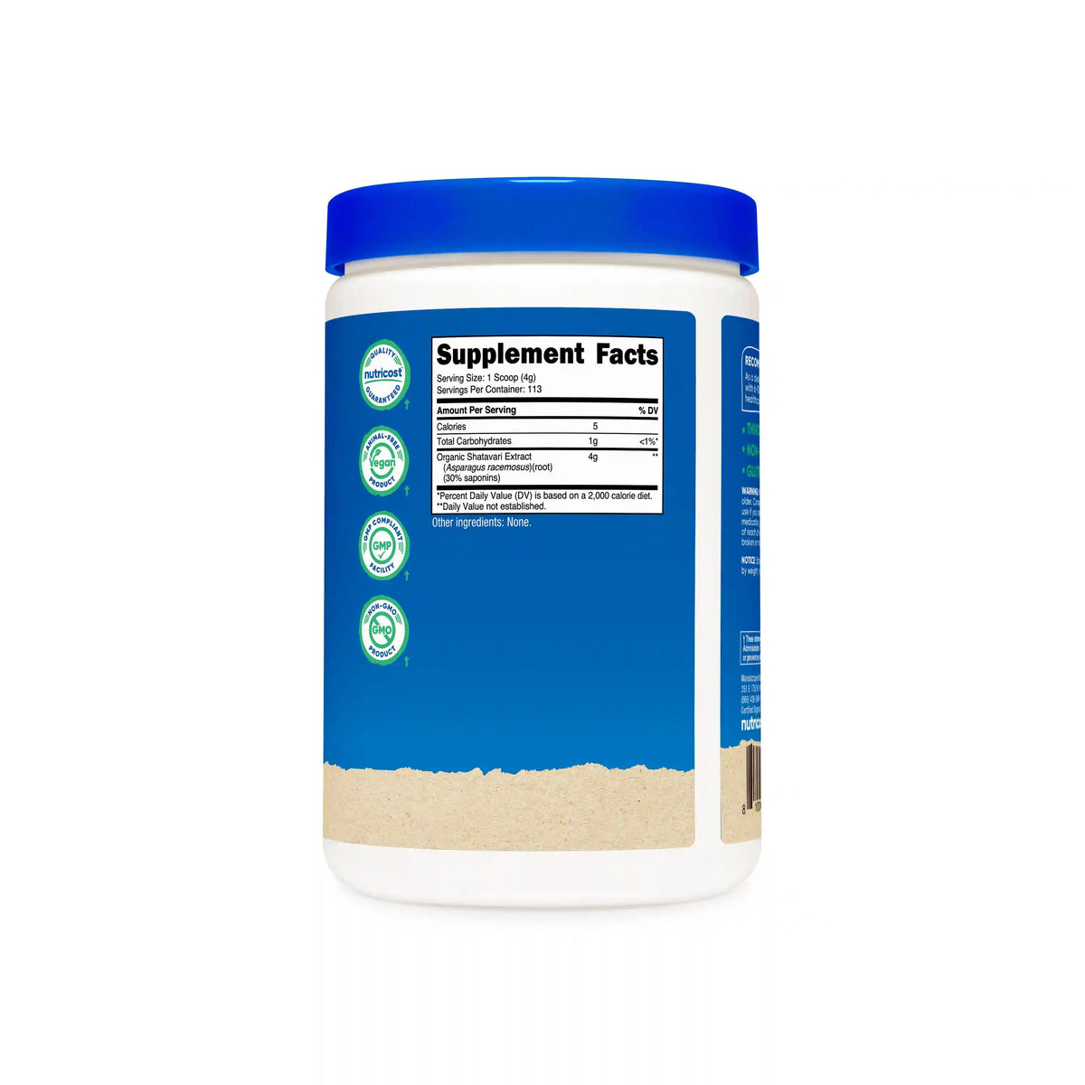 Nutricost Organic Shatavari Powder UF (1 LB)