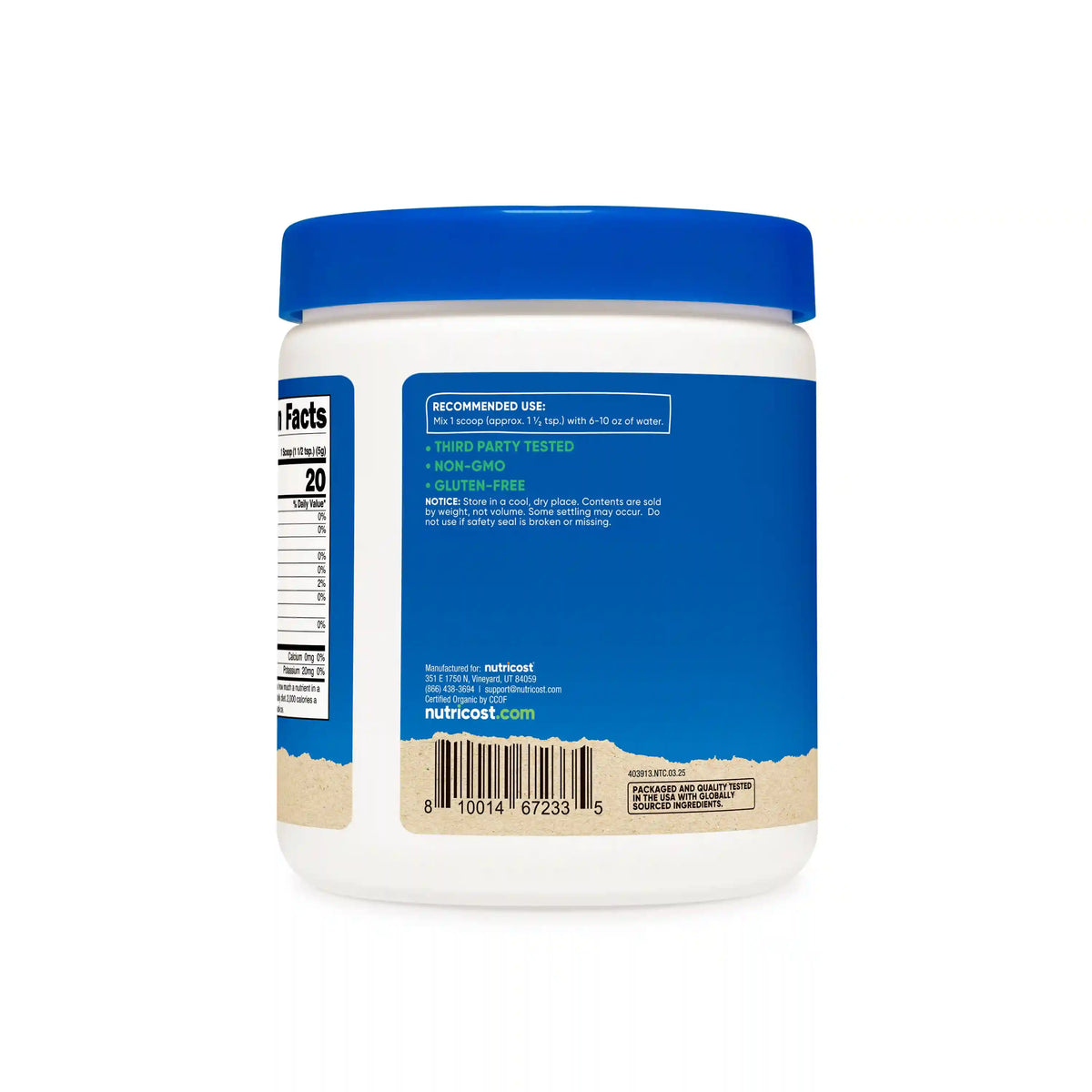 Nutricost Organic Pineapple Juice Powder