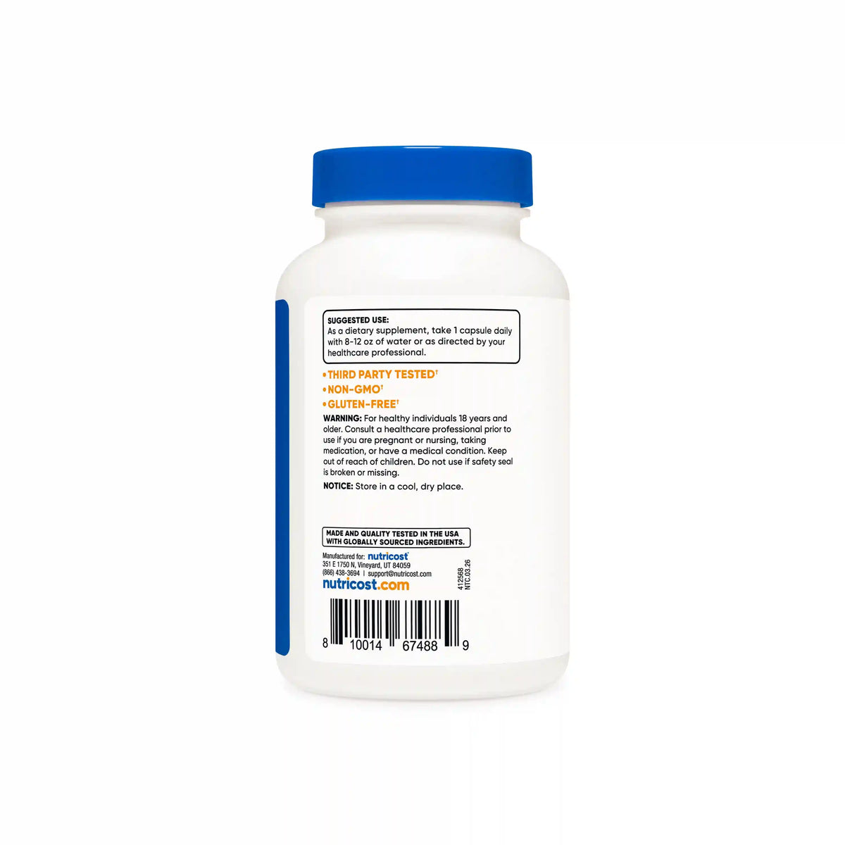 Nutricost L-Glycine Capsules