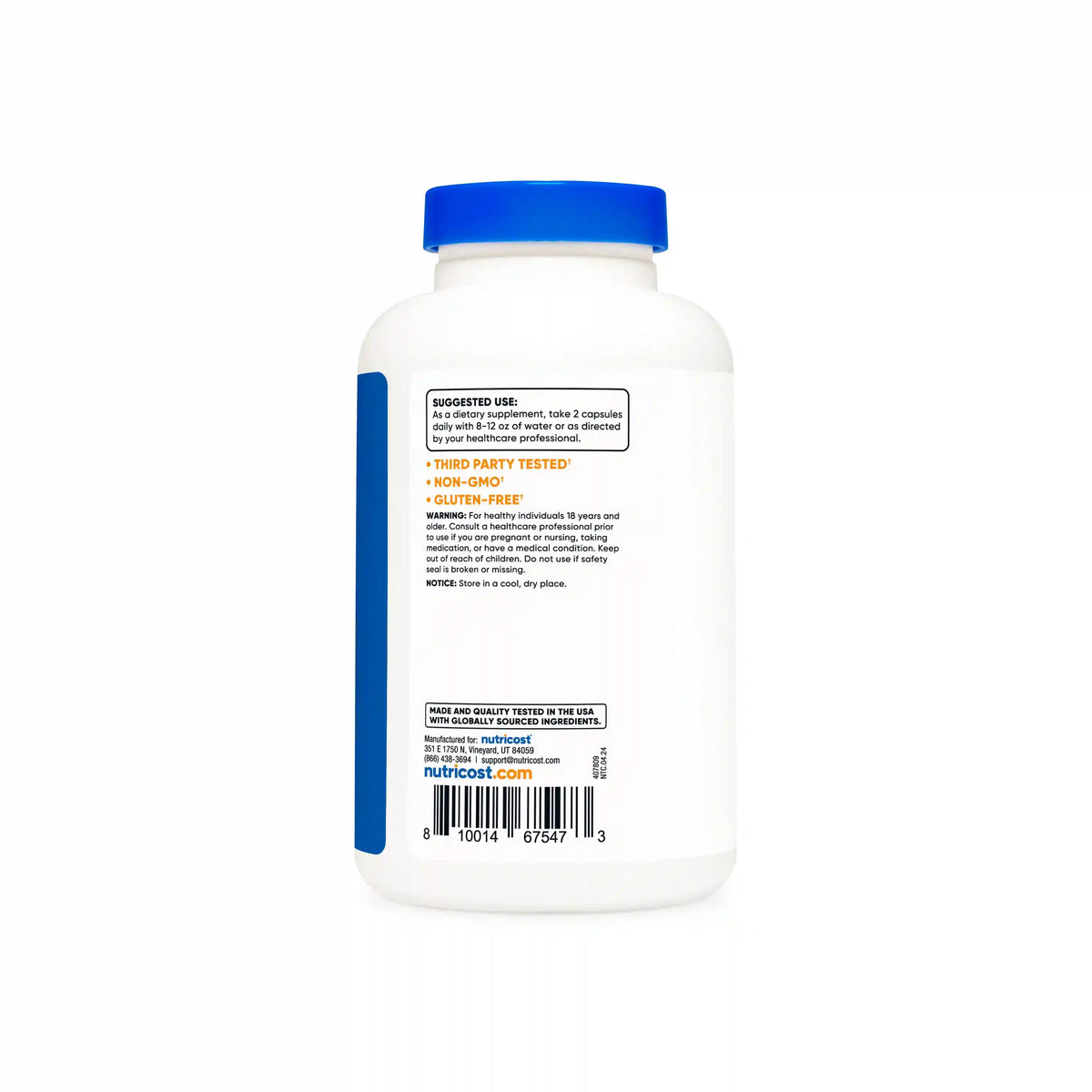 Nutricost Quercetin (With Bromelain) Capsules