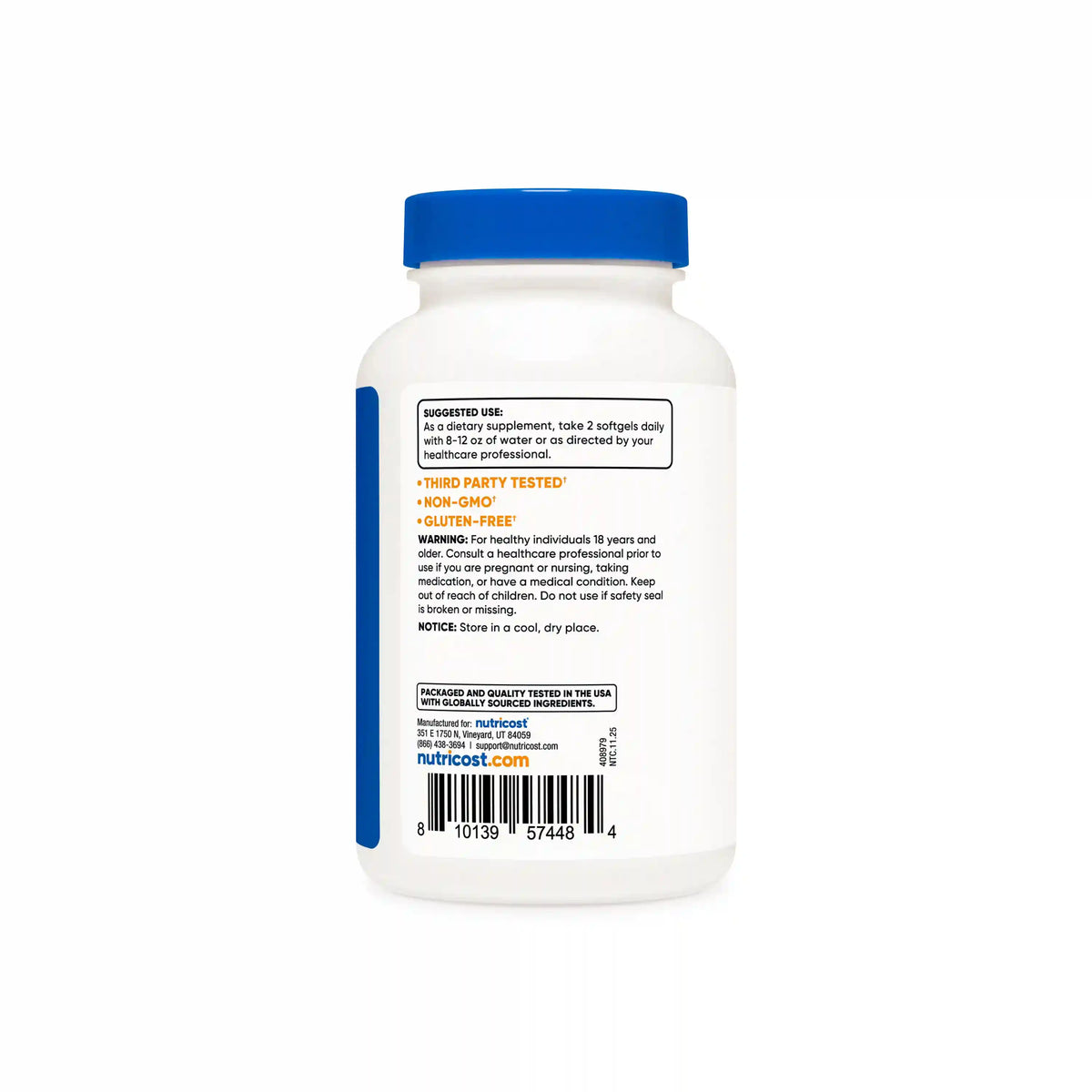 Nutricost Caprylic Acid Softgels