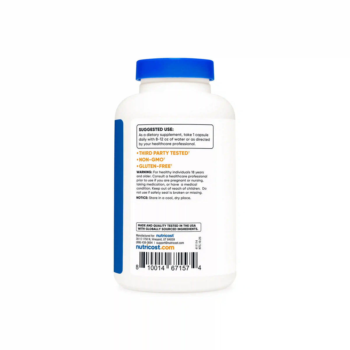 Nutricost Vitamin C with Rose Hips Capsules
