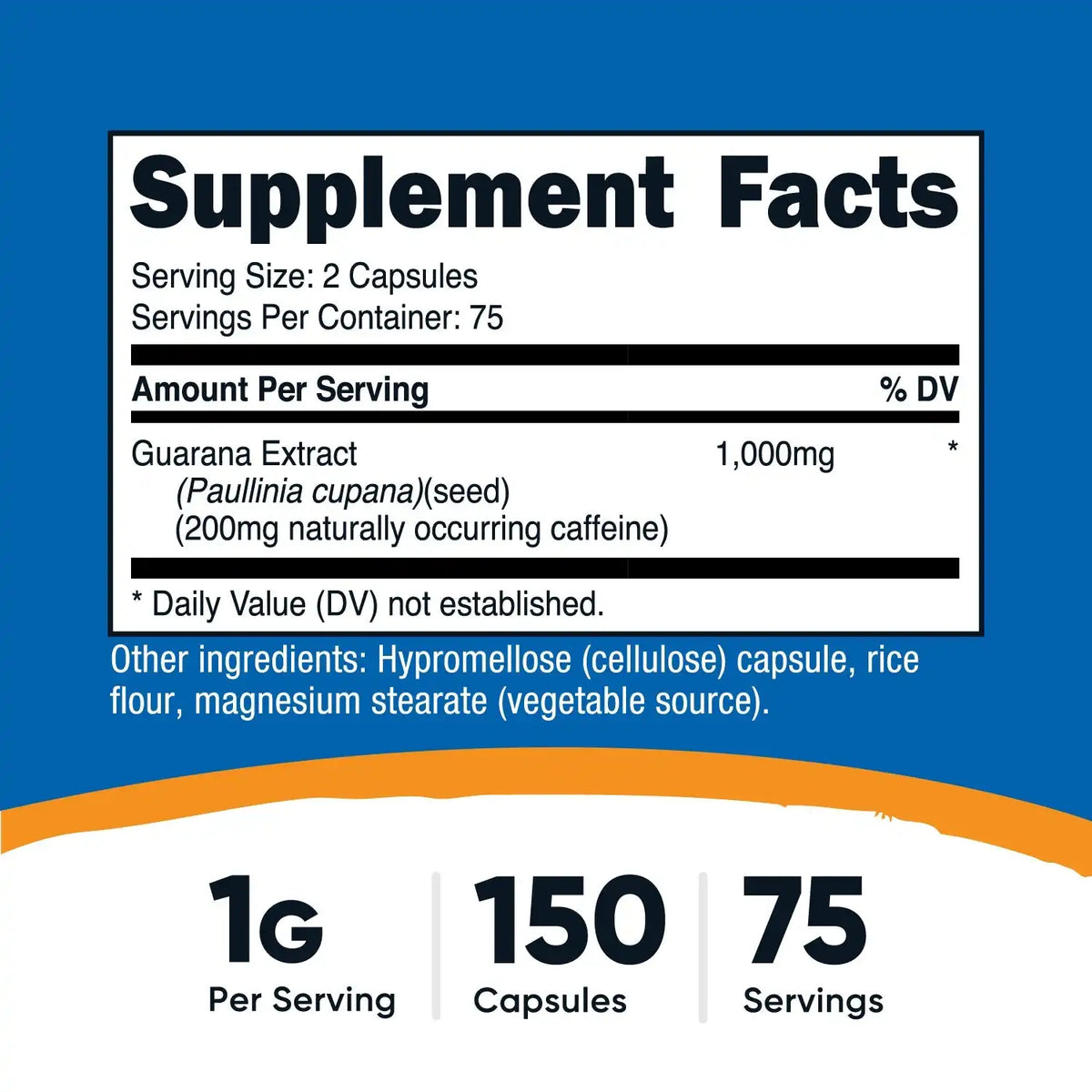 Nutricost Guarana Capsules