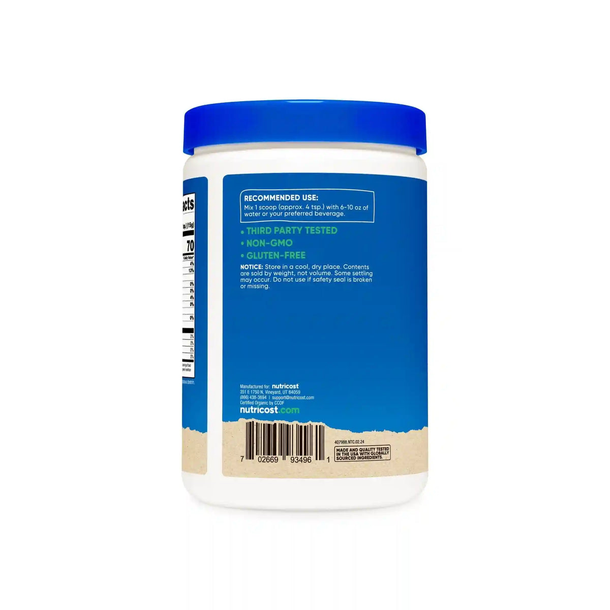 Nutricost Organic Coconut Milk Powder