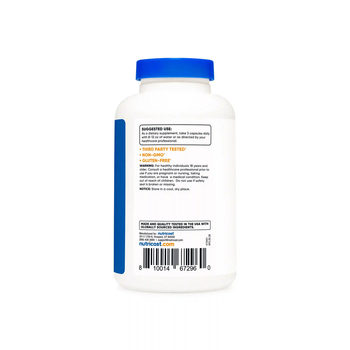 Nutricost Magnesium Malate Capsules