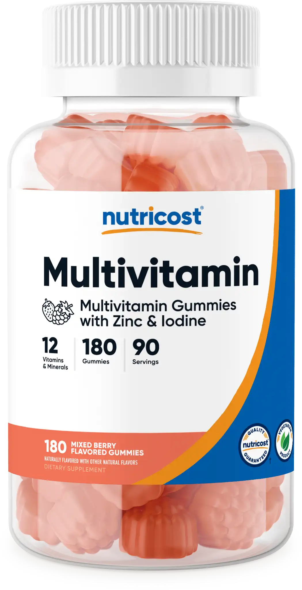 Nutricost Multivitamin (Berry) (180 Gummies)