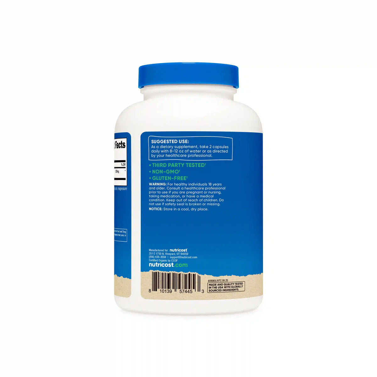 Nutricost Cinnamon Made with Organic Ceylon Capsules
