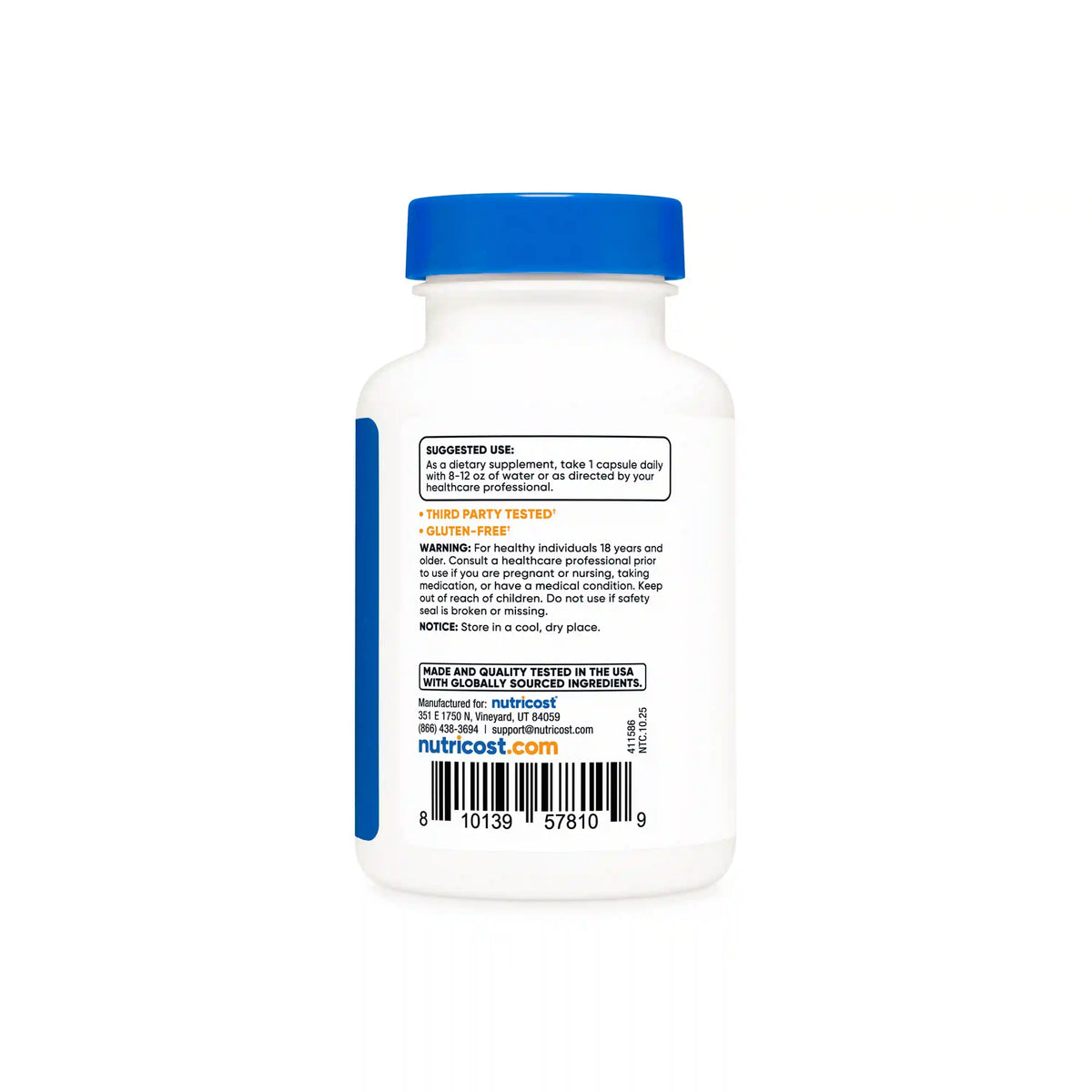 Nutricost TTFD Thiamine (Vitamin B1)