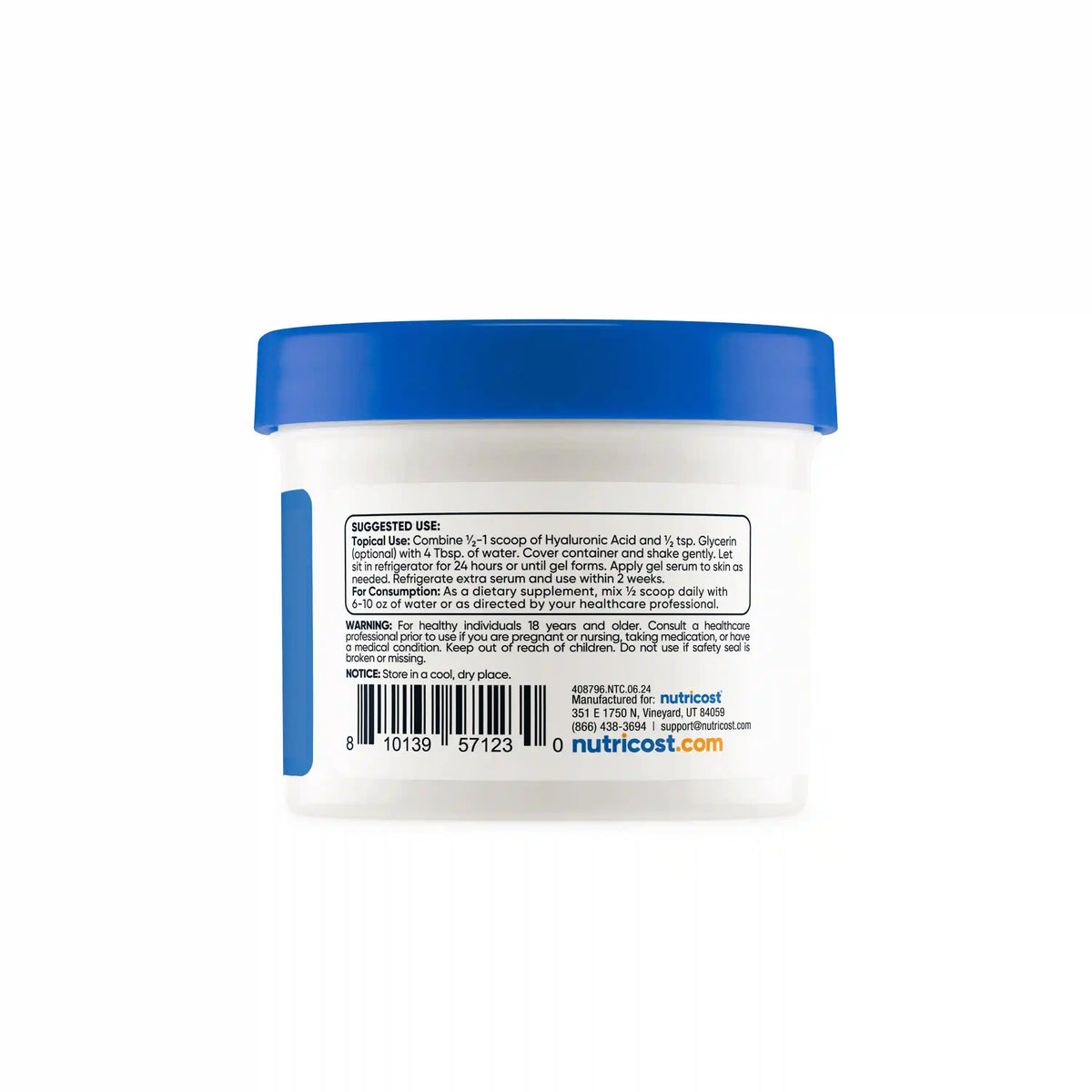 Nutricost Hyaluronic Acid Powder