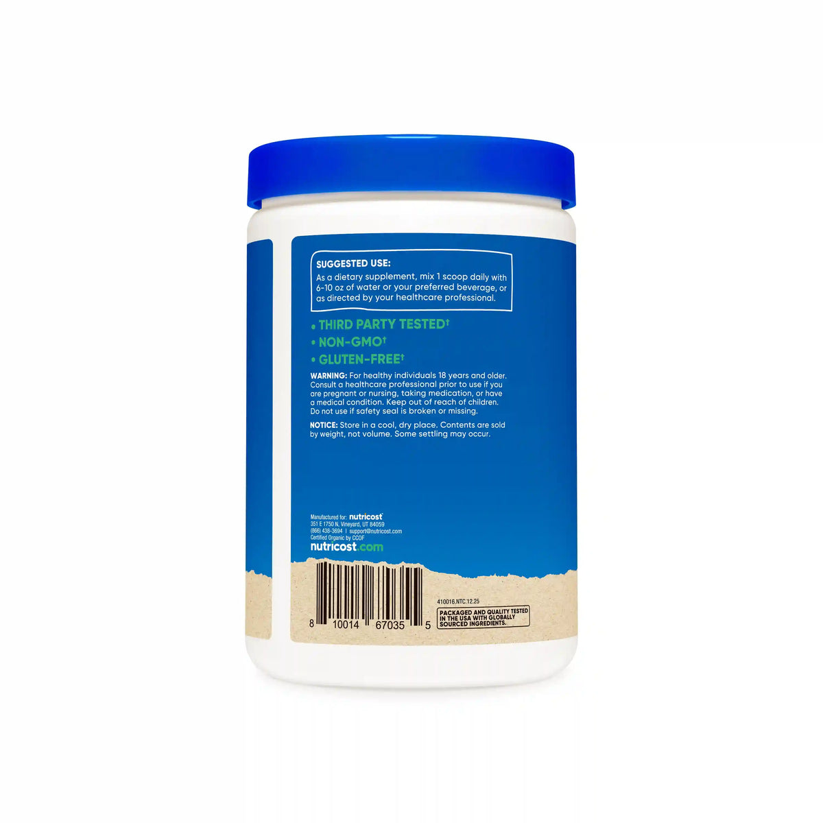 Nutricost Organic Chaga Mushroom Powder