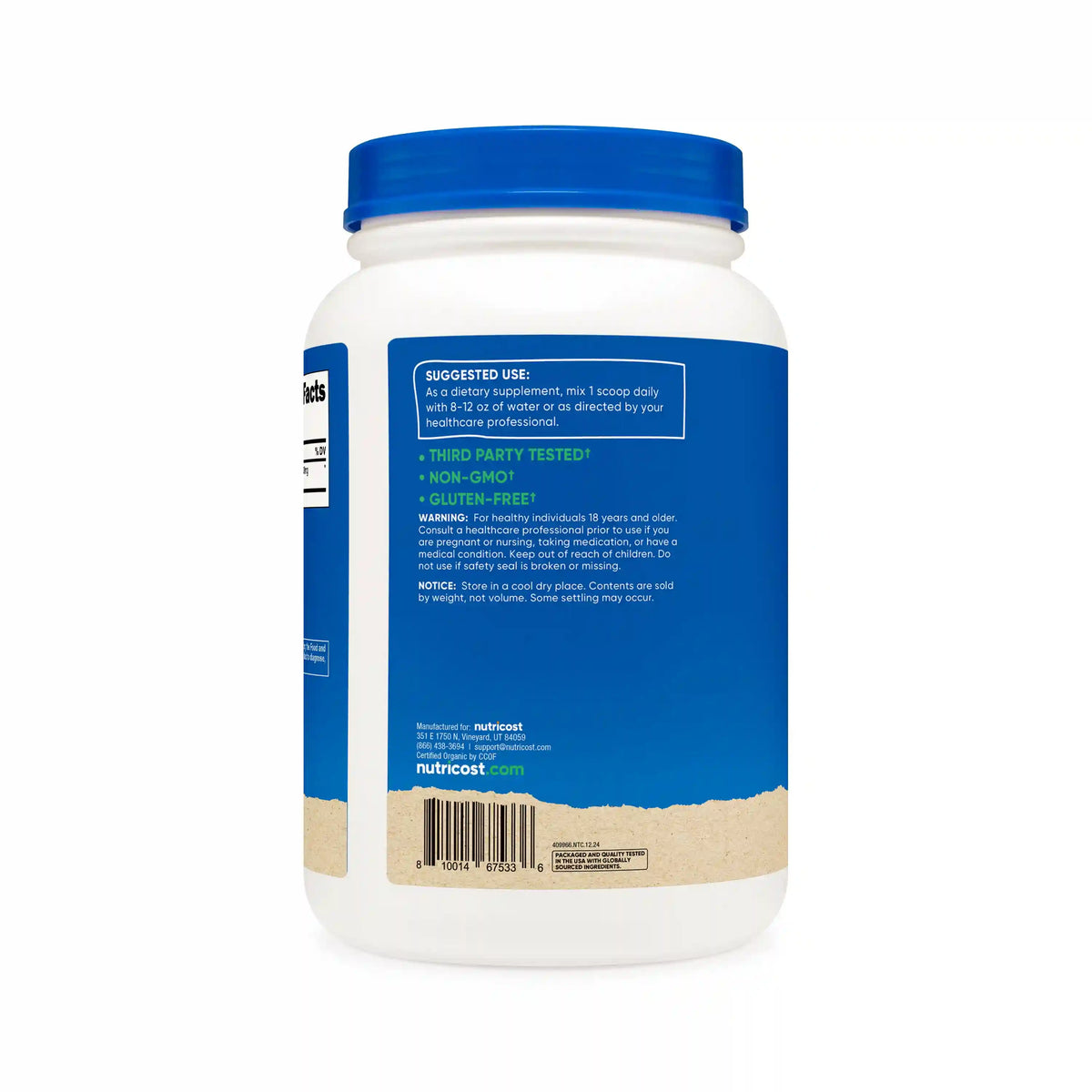 Nutricost Organic Spirulina Powder