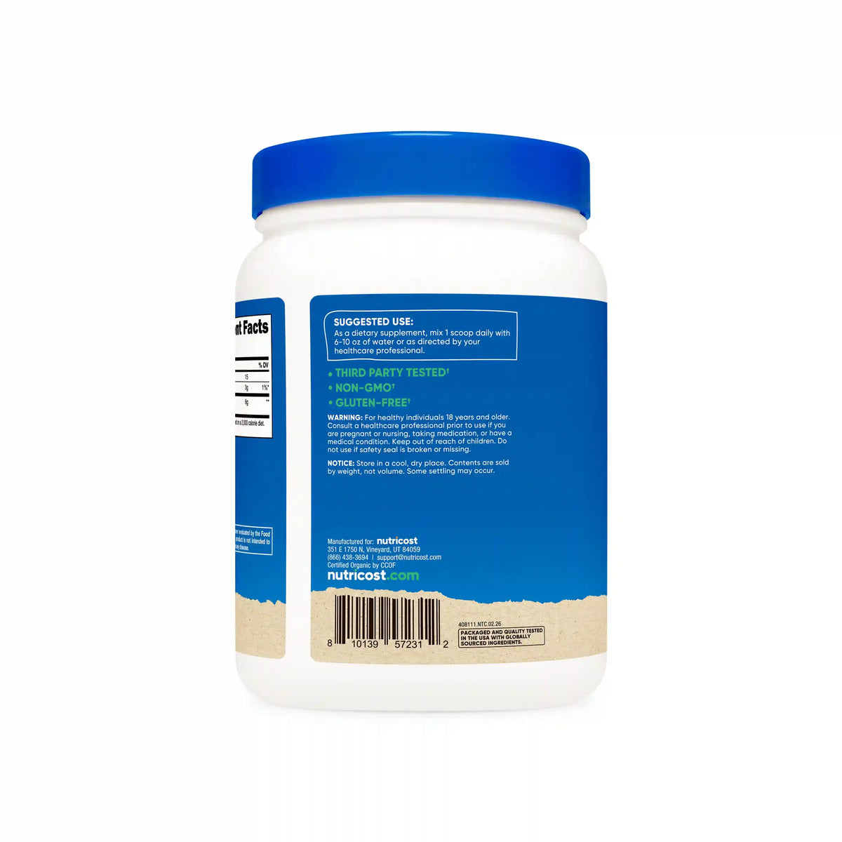 Nutricost Organic Baobab Fruit Powder