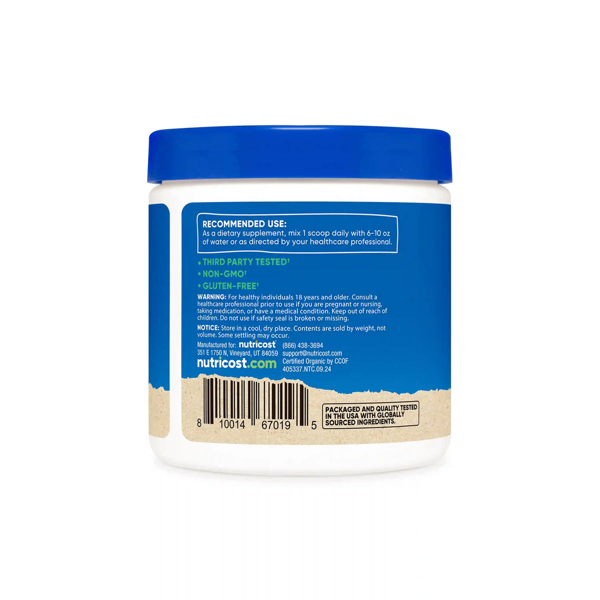 Nutricost Organic Shiitake Mushroom Powder