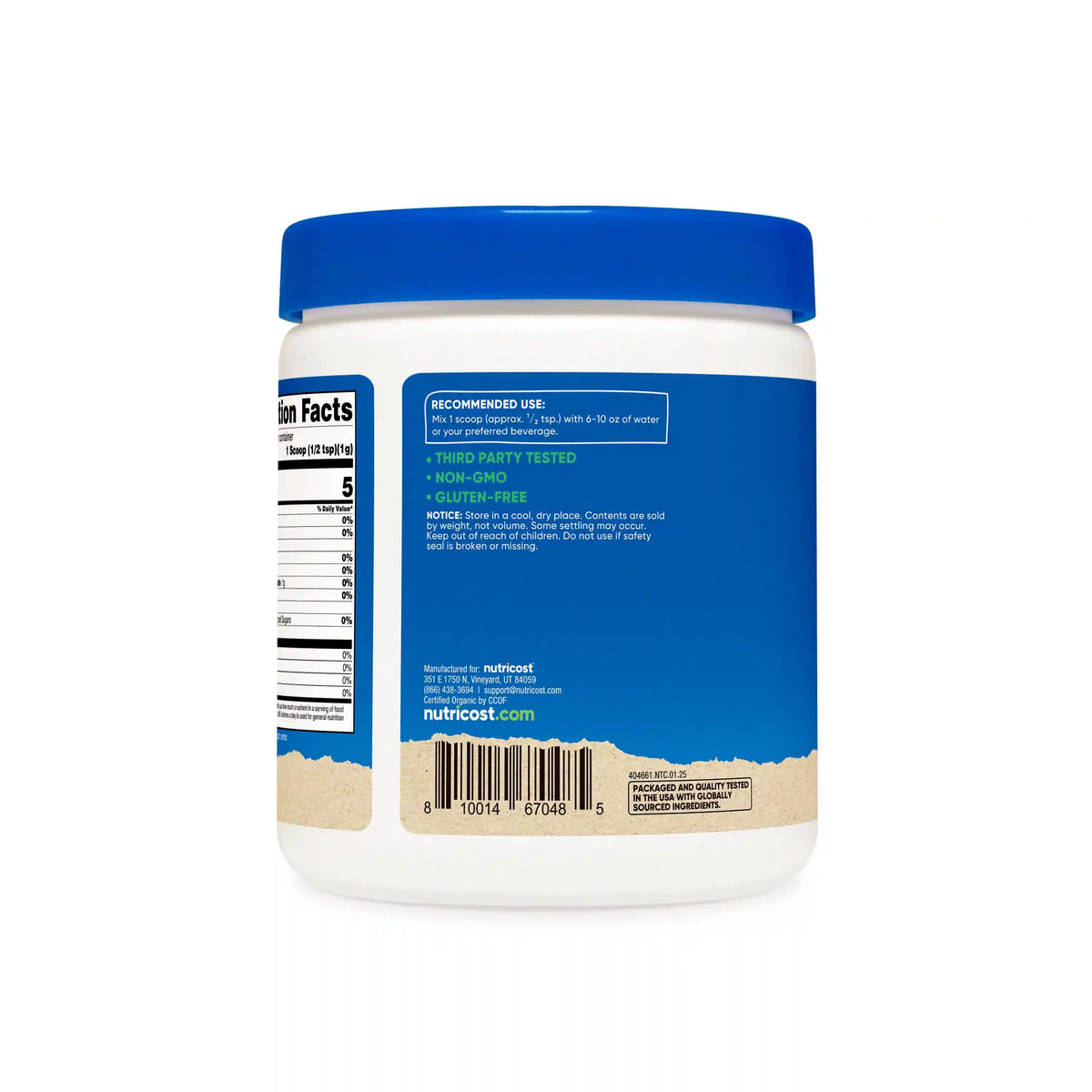 Nutricost Organic Spinach Powder