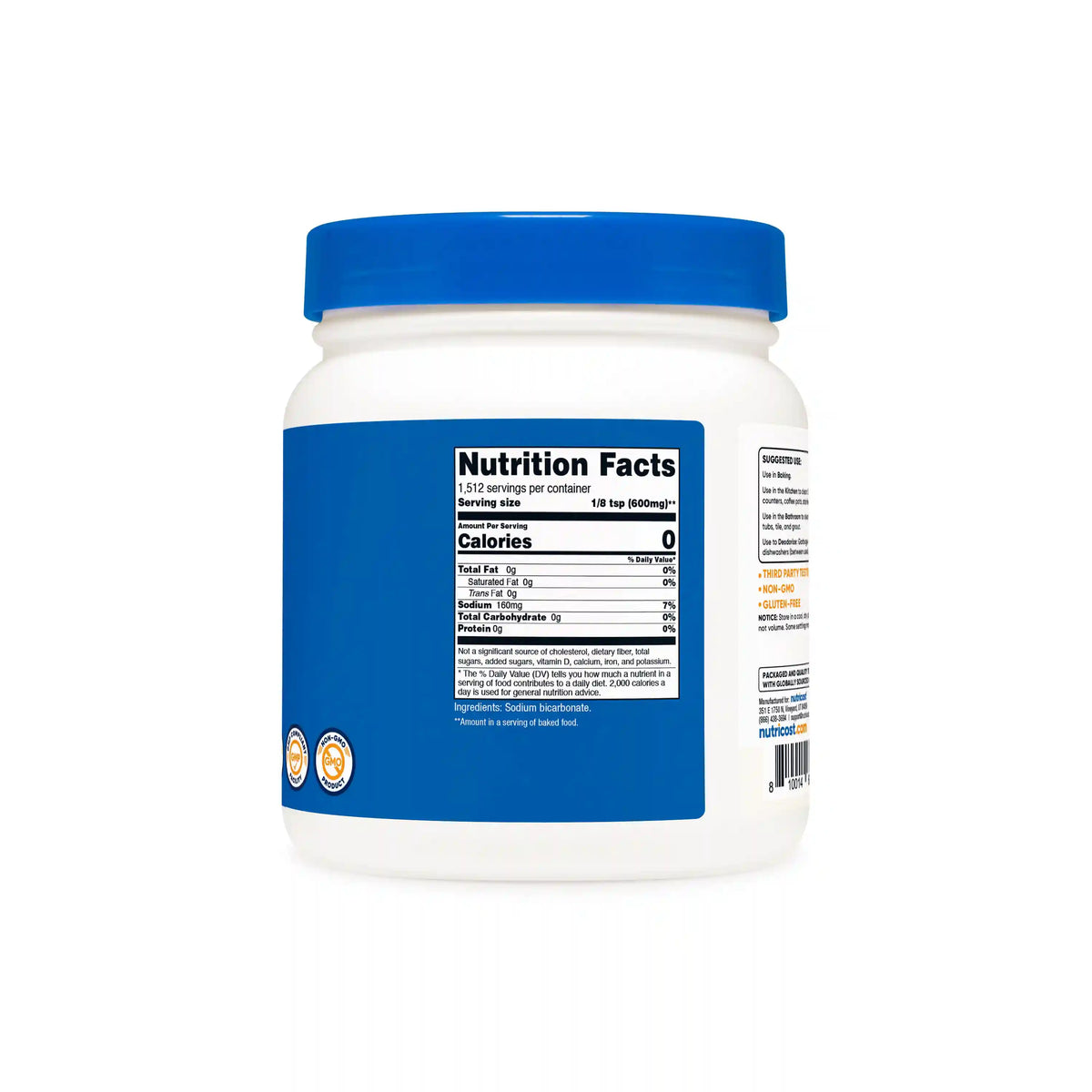 Nutricost Sodium Bicarbonate Powder