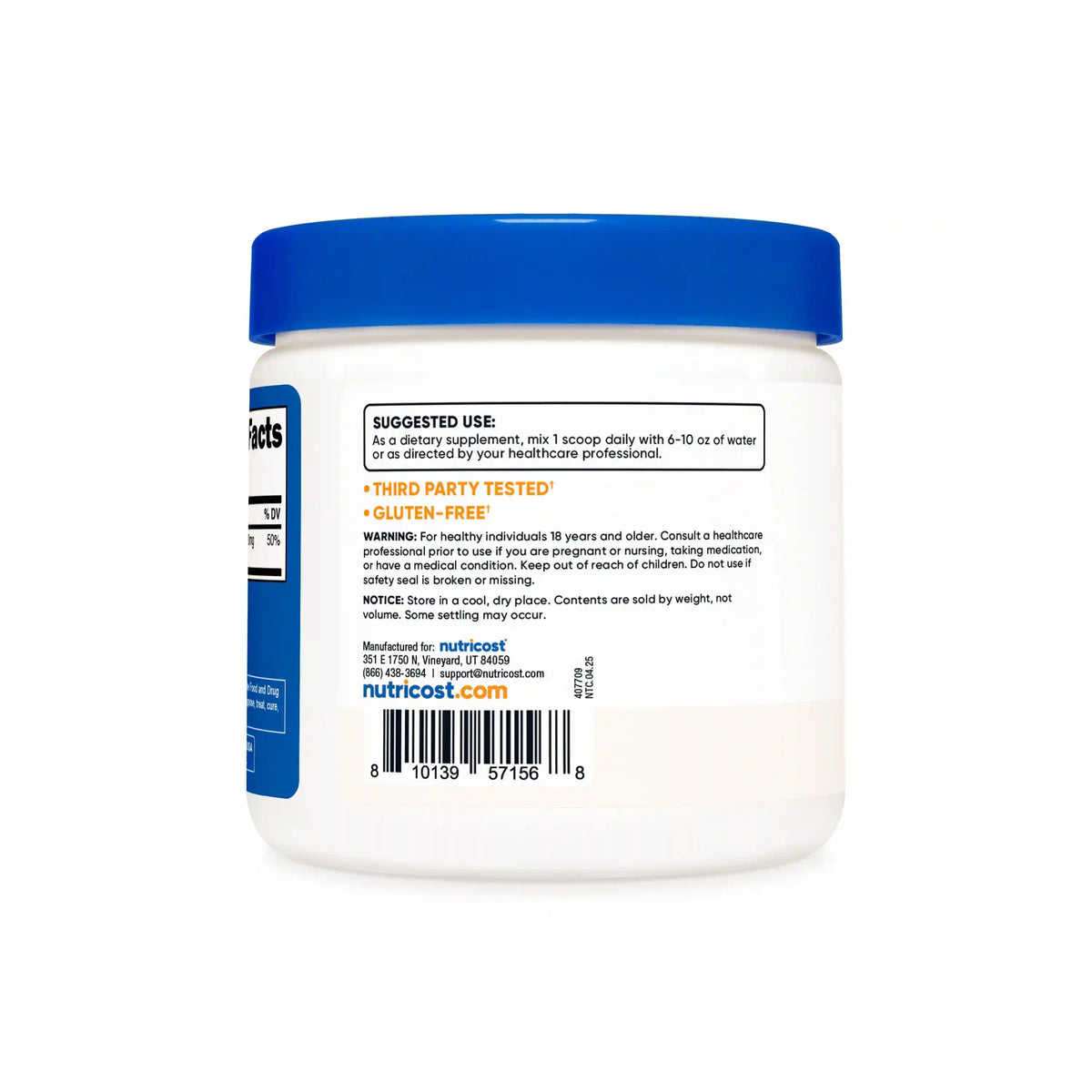 Nutricost Magnesium Glycinate Powder