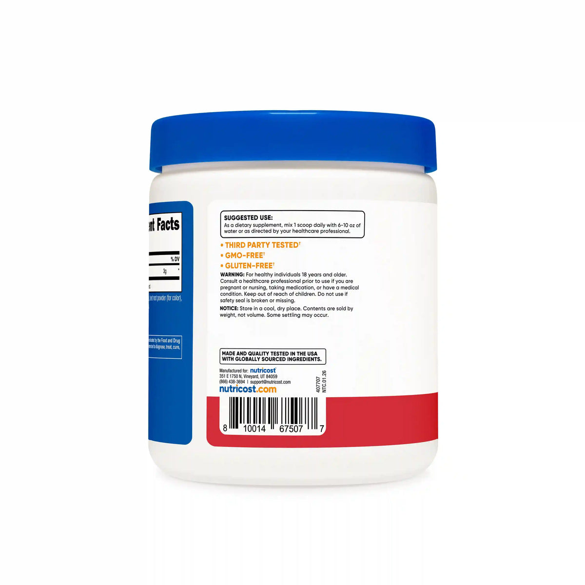 Nutricost L-Citrulline Malate (2:1) Flavored Powder