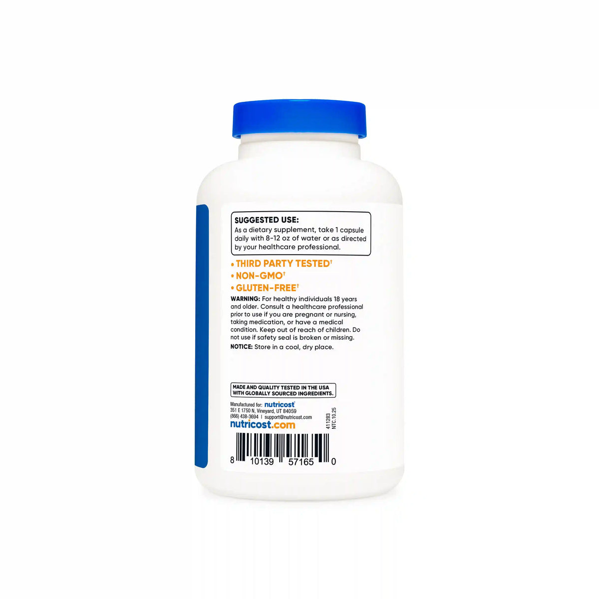 Nutricost N-Acetyl L-Cysteine (NAC) Capsules