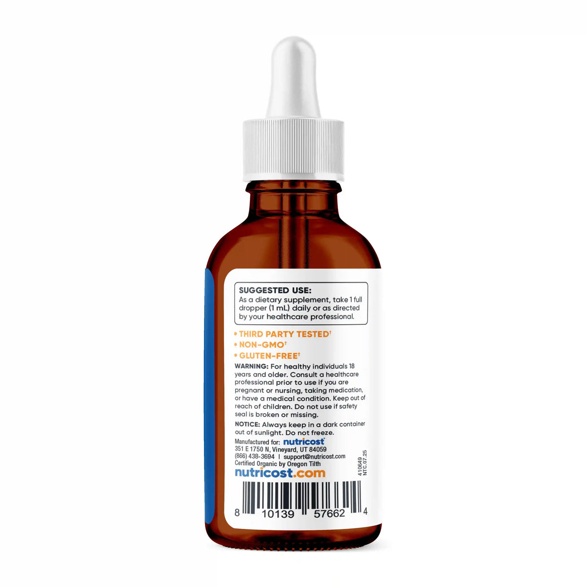 Nutricost Organic Lemon Balm Liquid Extract