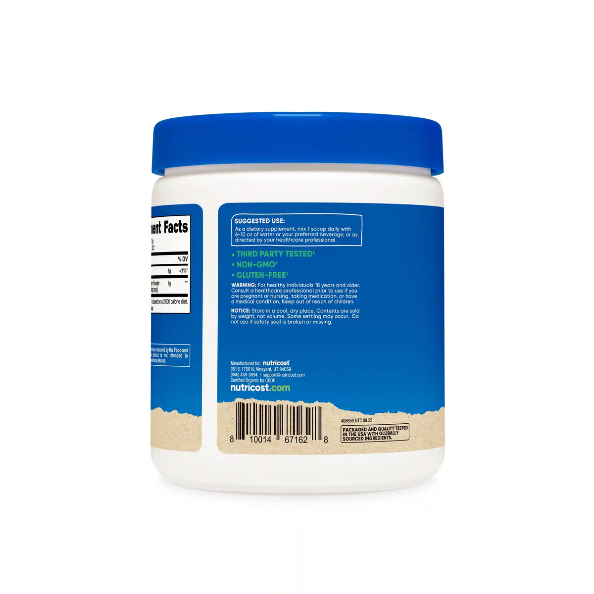 Nutricost Organic Shiitake Mushroom Powder