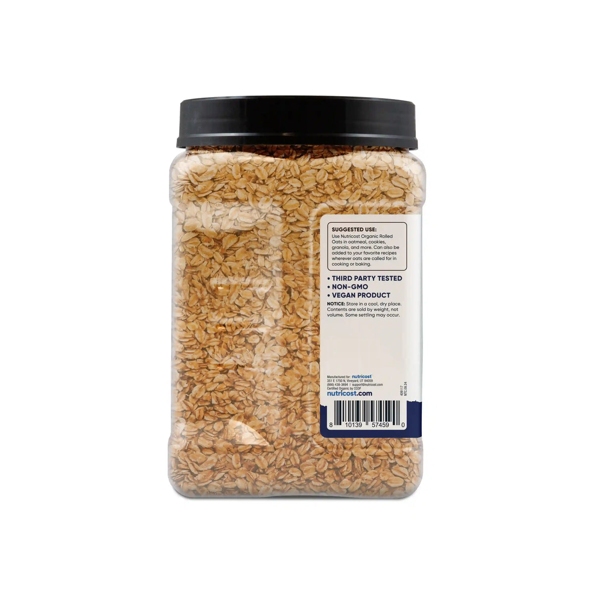 Nutricost Pantry Organic Rolled Oats