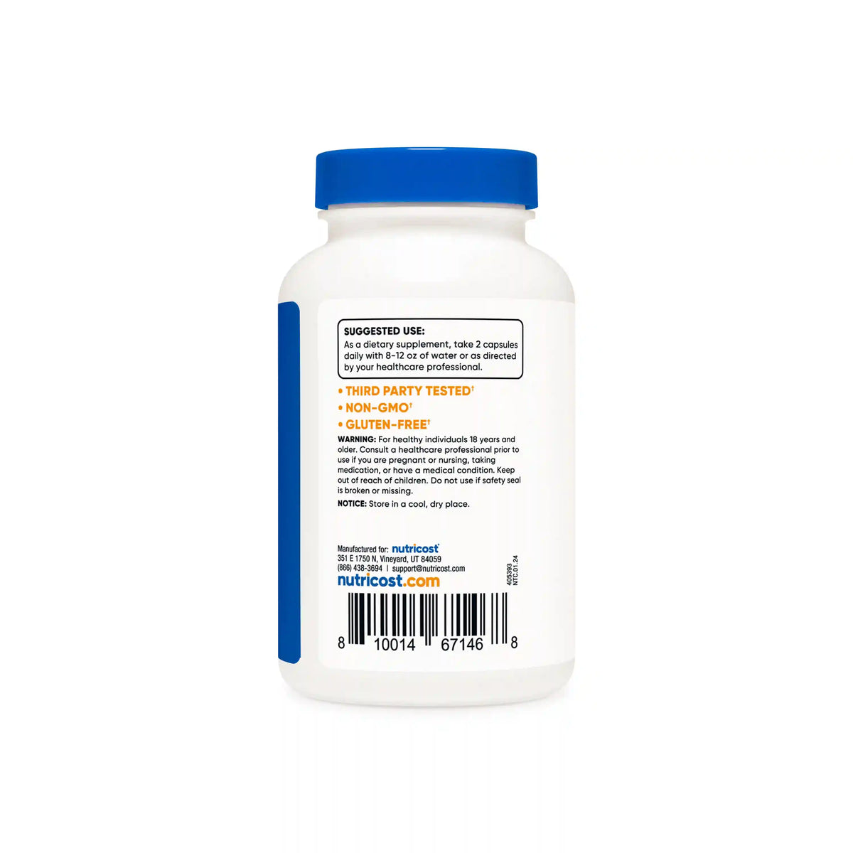 Nutricost Slippery Elm Bark Capsules