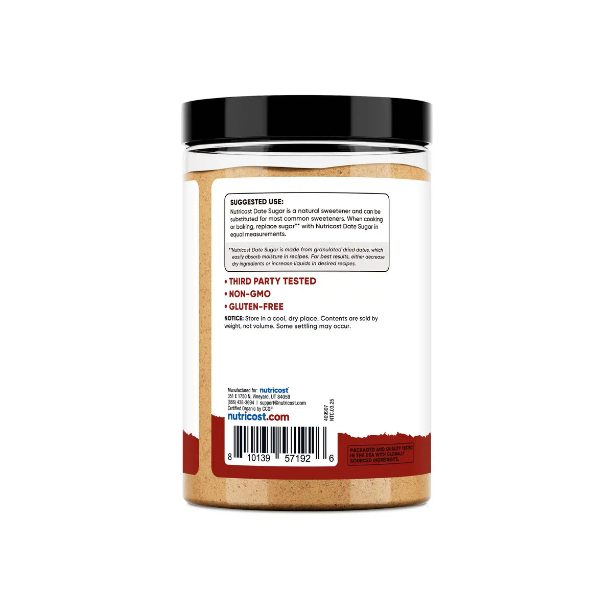 Nutricost Pantry Date Sugar (1 LB)