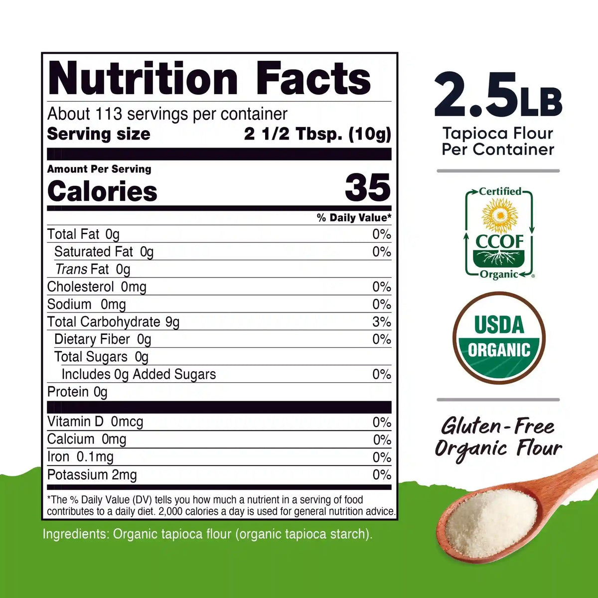 Nutricost Pantry Organic Tapioca Flour