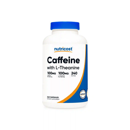 Nutricost Caffeine + L-Theanine Capsules