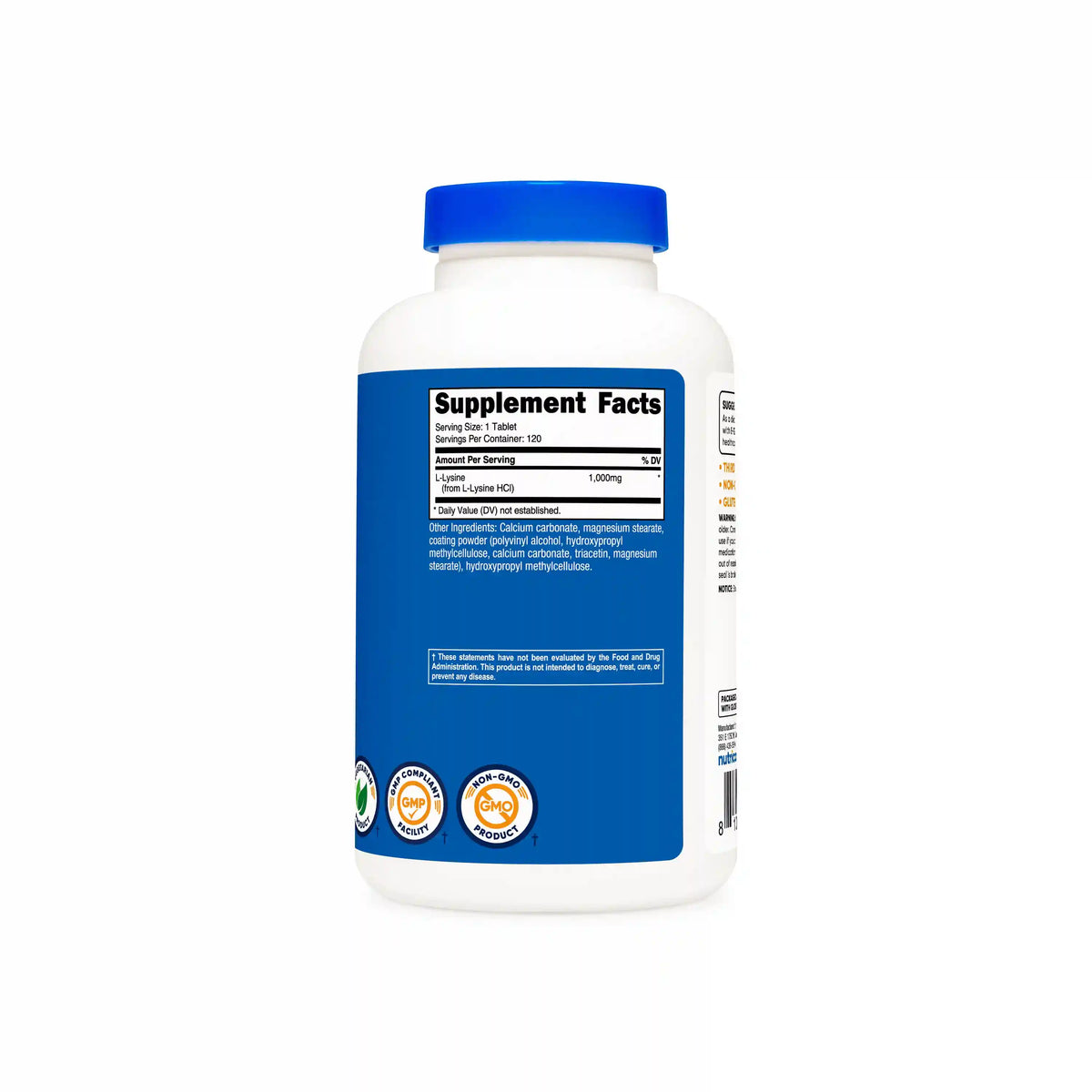 Nutricost L-Lysine Tablets