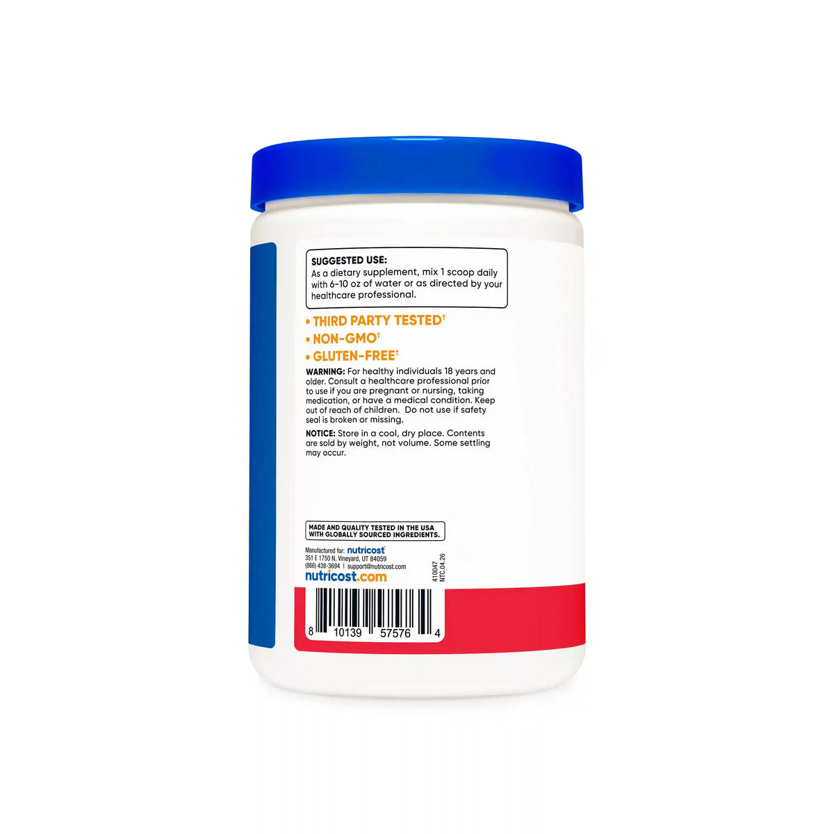 Nutricost Prebiotic Fiber Powder
