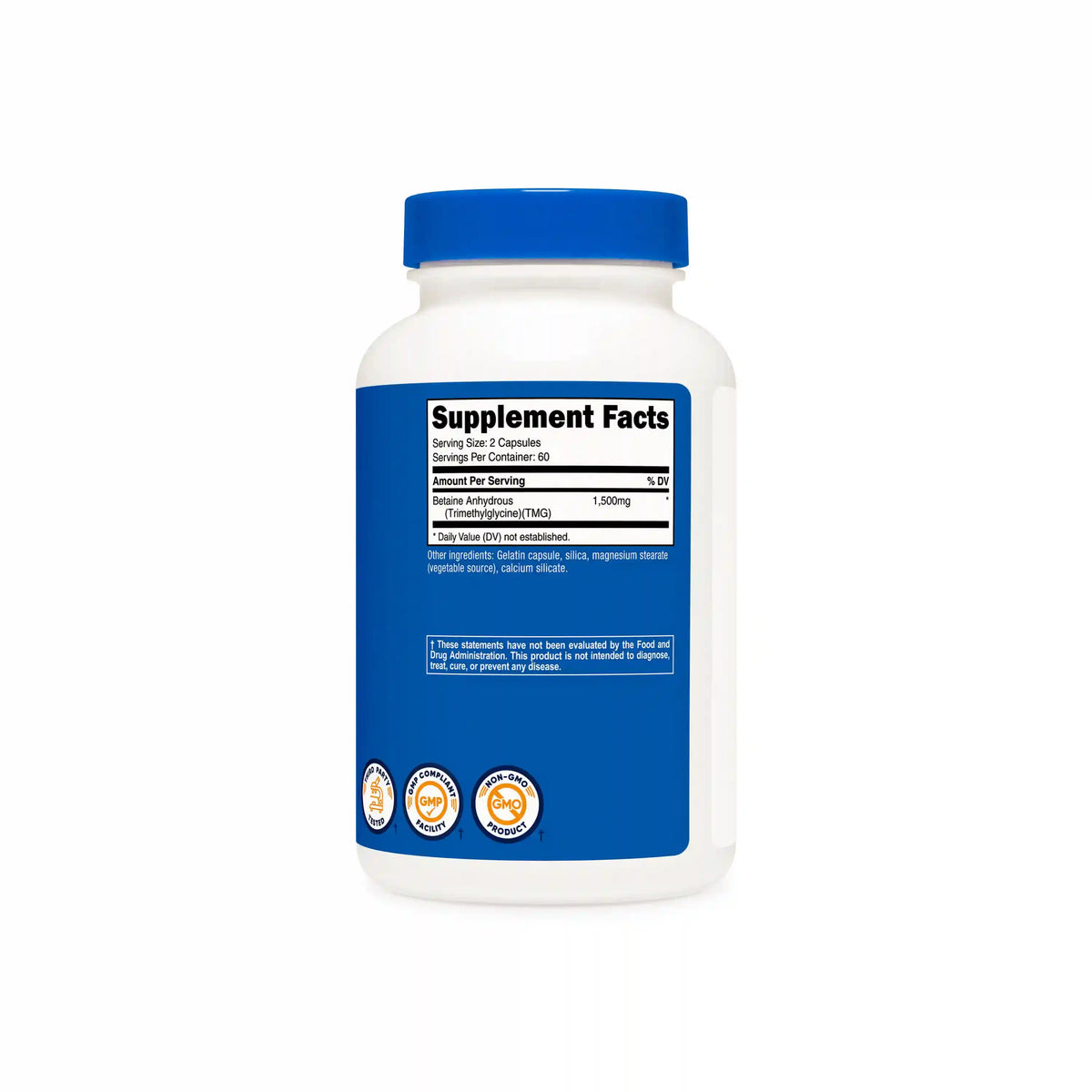 Nutricost Betaine Anhydrous (TMG) Capsules
