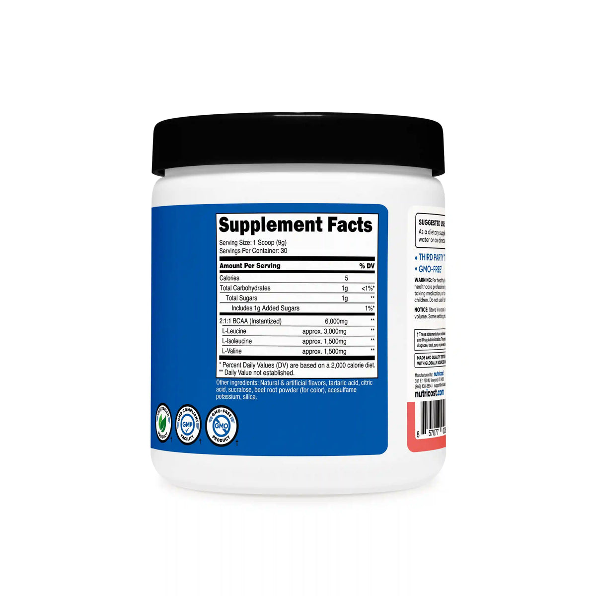 Nutricost BCAA Powder