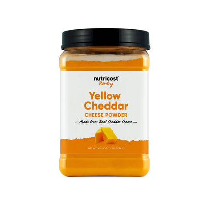 Nutricost Pantry Cheddar Cheese Powder (Yellow) (2.5 LB)