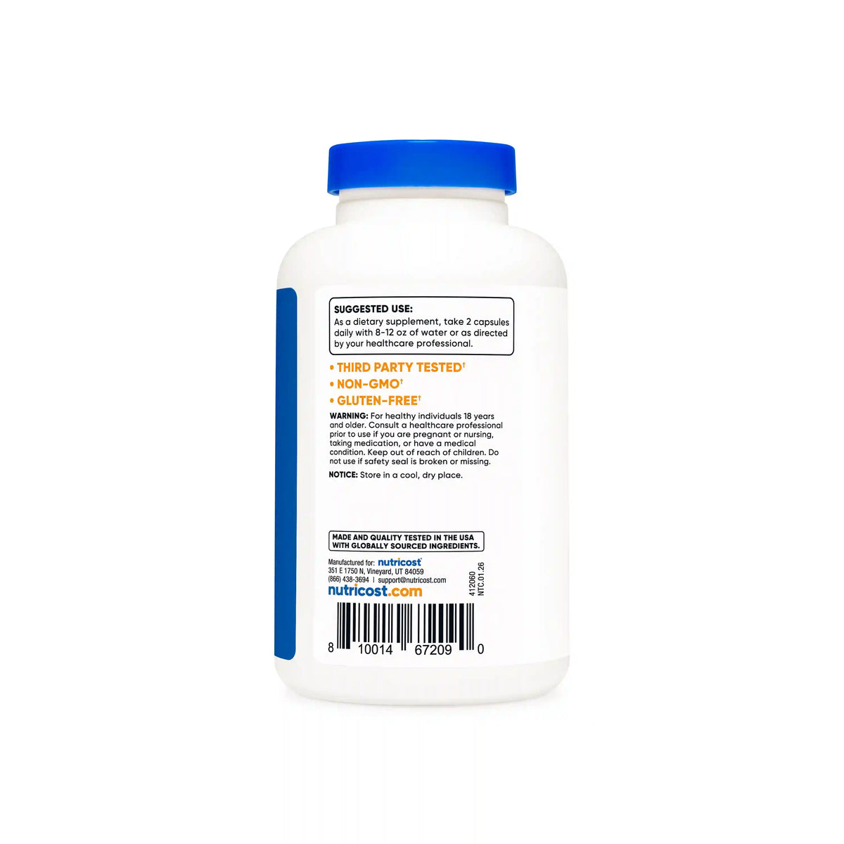 Nutricost Magnesium+ (Extra Strength) Capsules