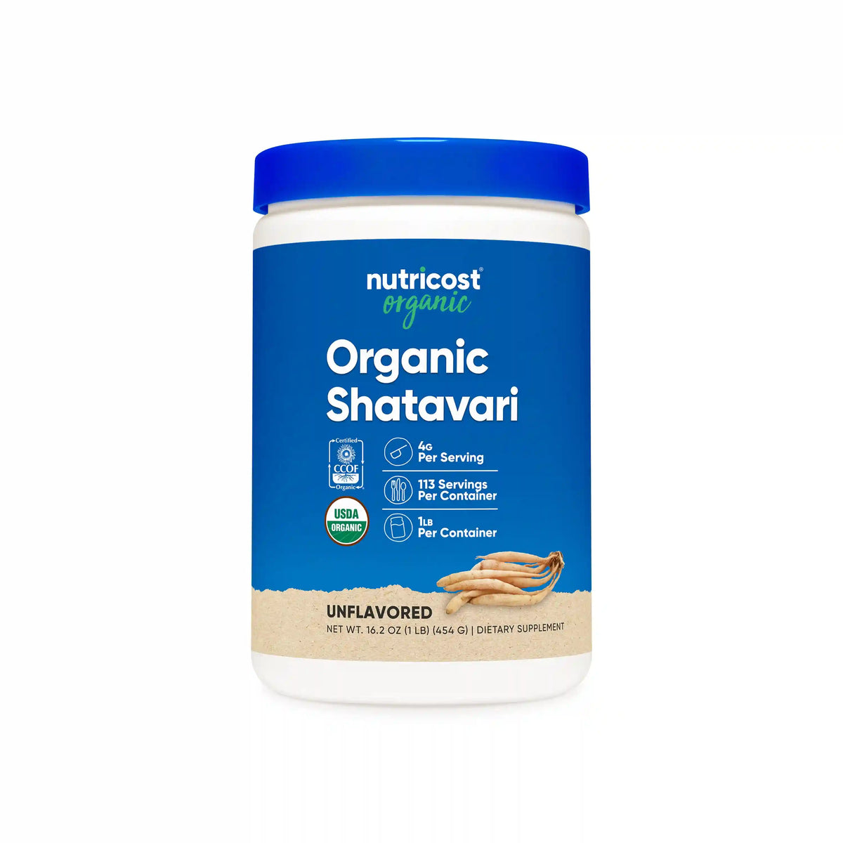 Nutricost Organic Shatavari Powder UF (1 LB)