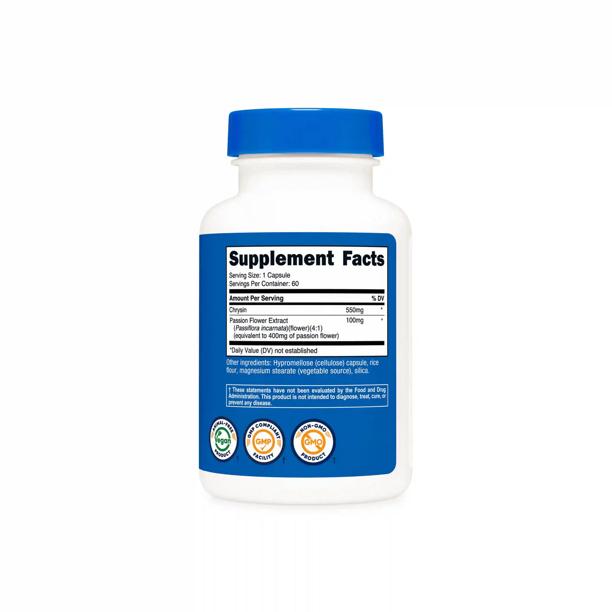 Nutricost Chrysin with Passion Flower Extract