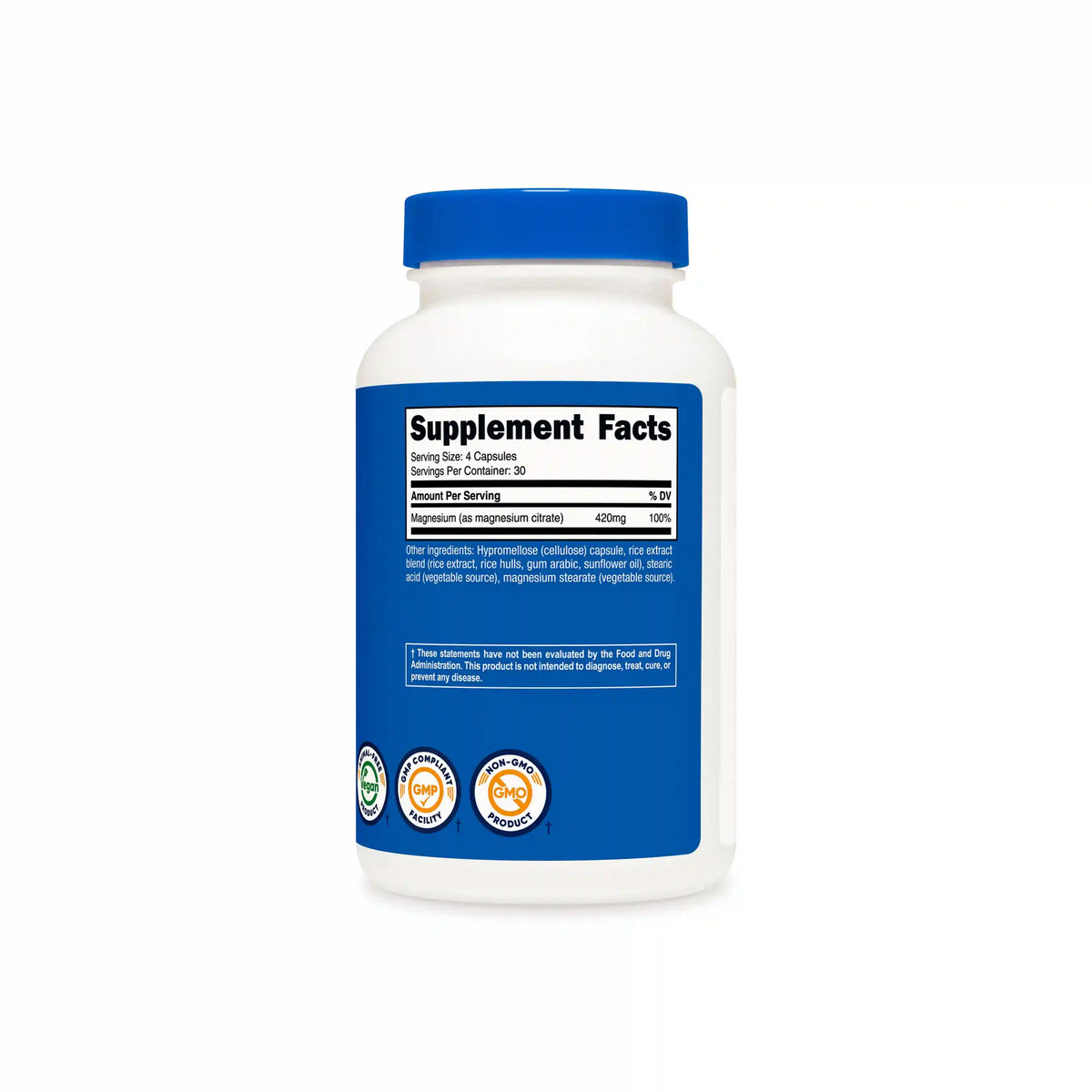 Nutricost Magnesium Citrate Capsules