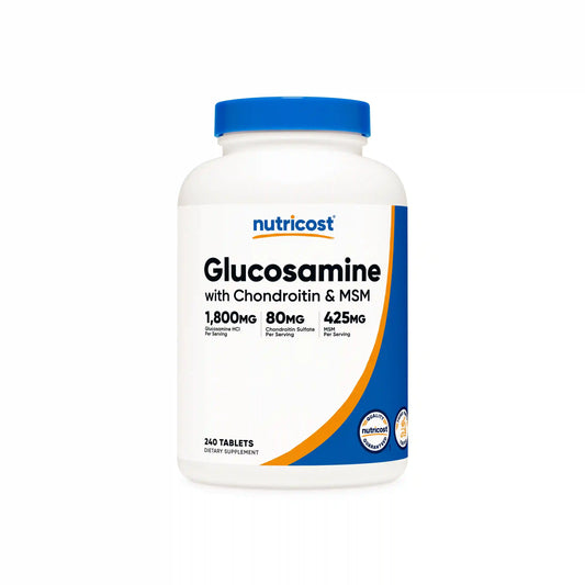 Nutricost Glucosamine + Chondroitin + MSM Tablets