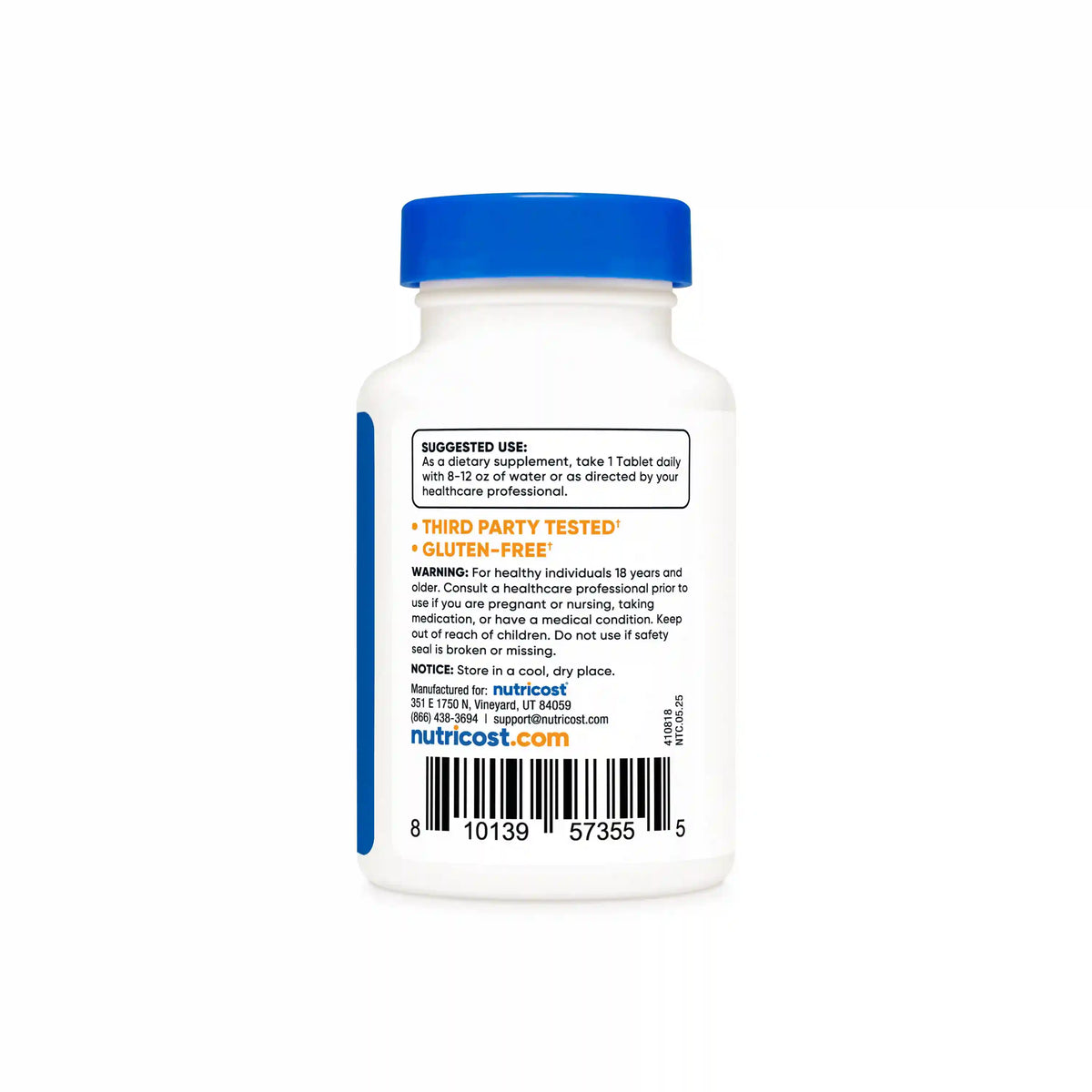 Nutricost Zinc Gluconate Tablets