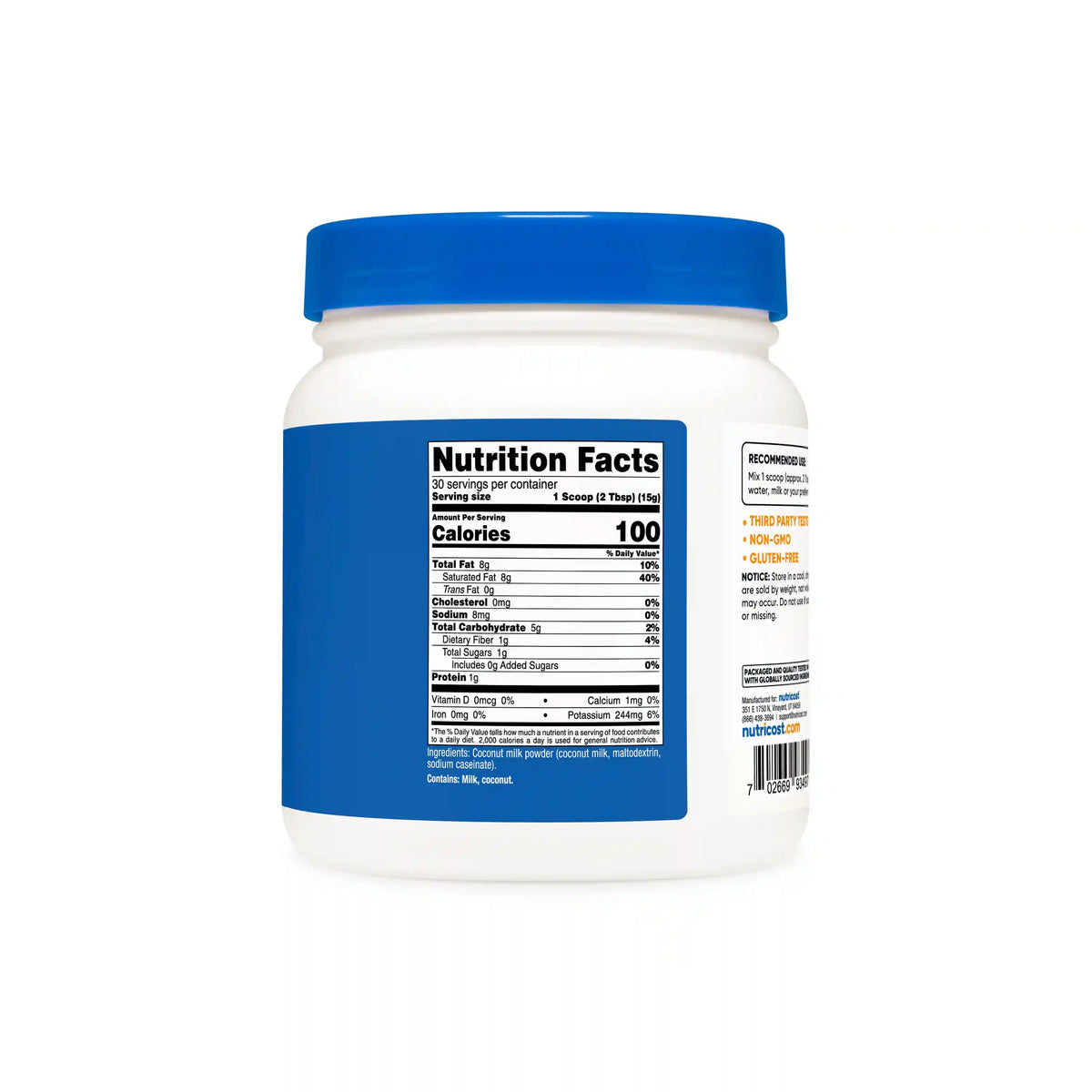 Nutricost Coconut Milk Powder
