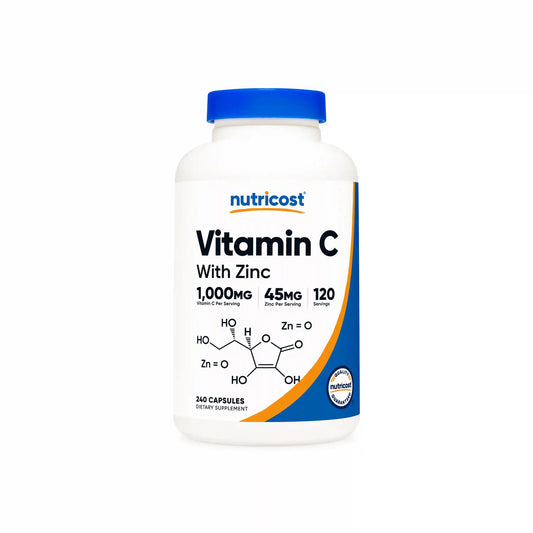 Nutricost Vitamin C (with Zinc) Capsules