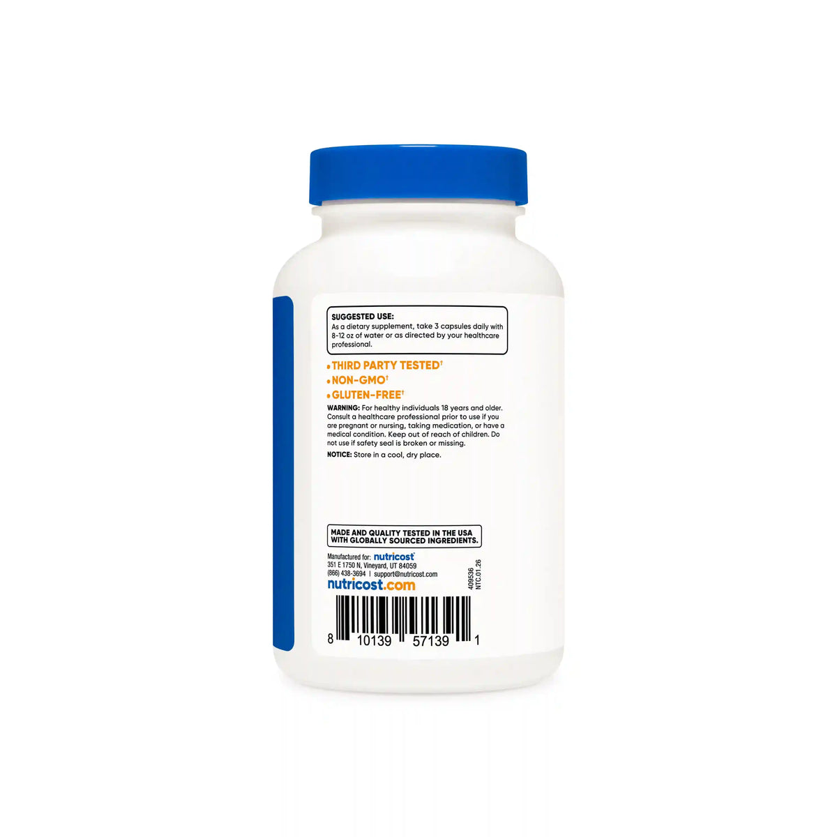 Nutricost Magnesium Glycinate 210MG