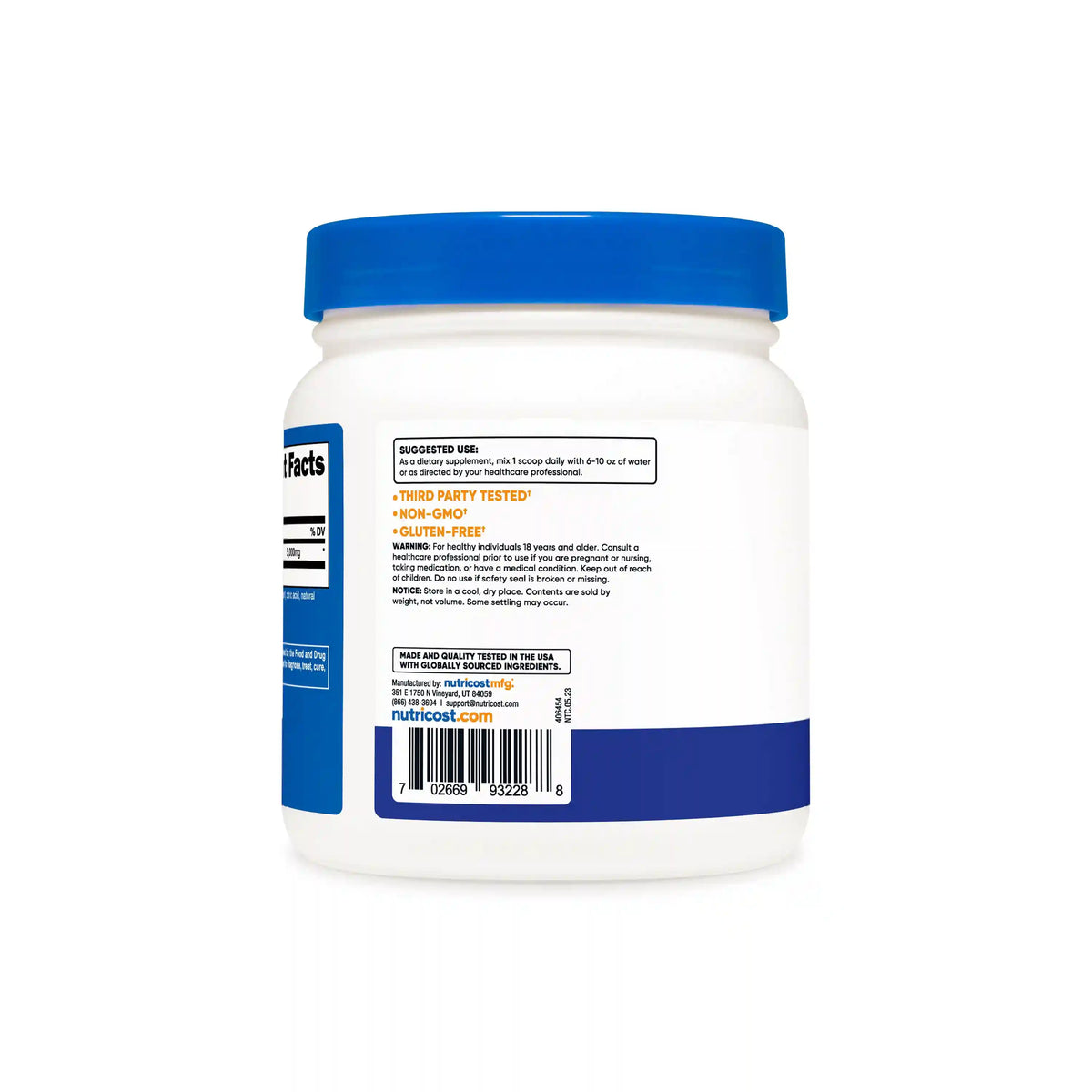 Nutricost L-Glutamine Powder