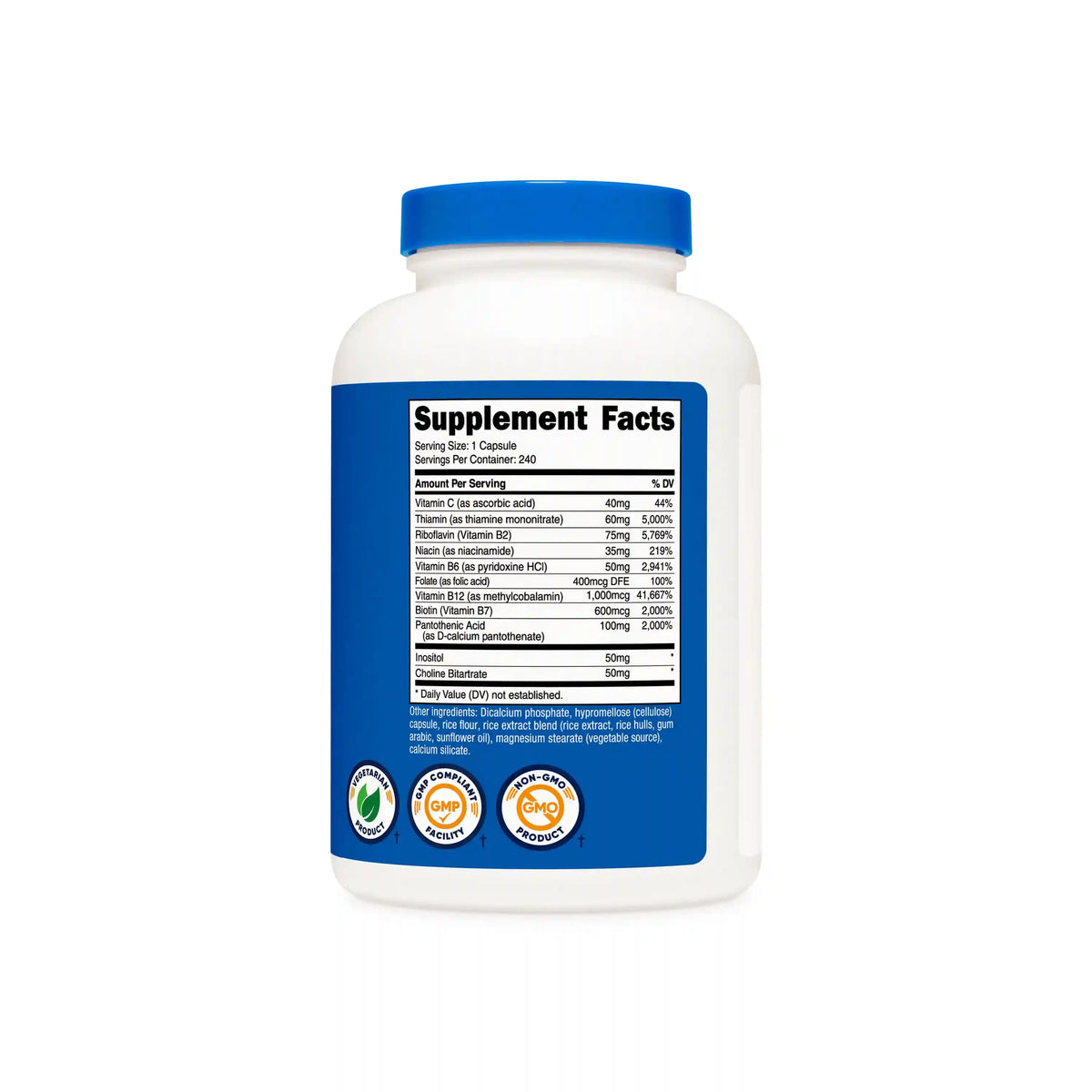 Nutricost Vitamin B Complex Capsules