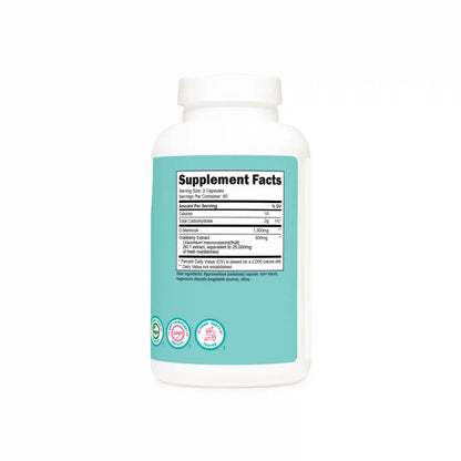 Nutricost D-Mannose with Cranberry Extract for Women