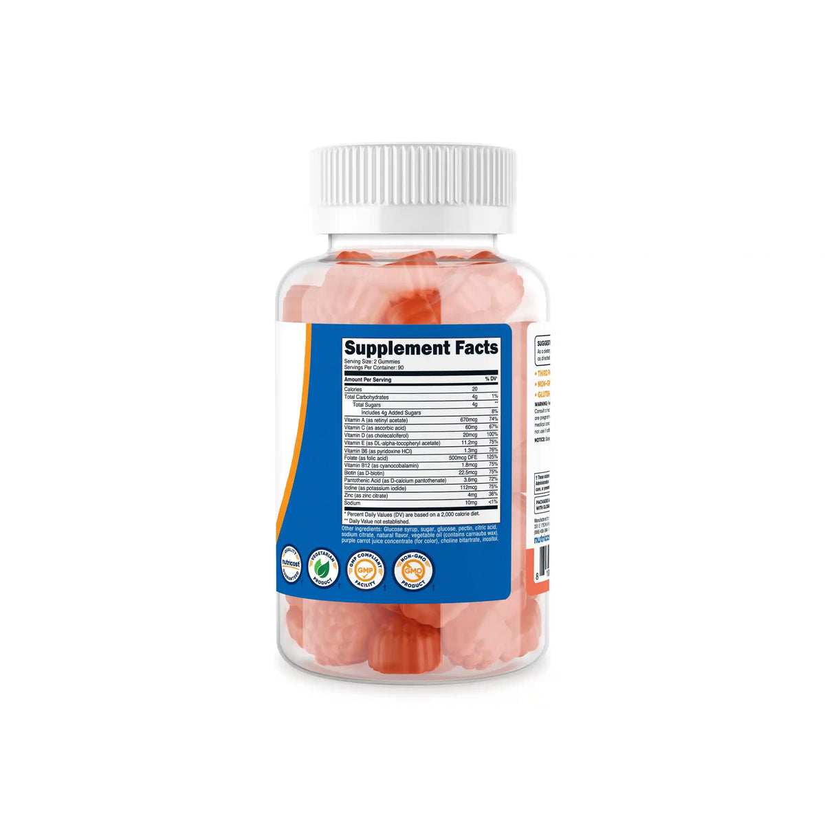 Nutricost Multivitamin (Berry) (180 Gummies)